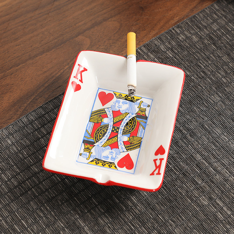 Board Game Hotel - Kreatywna ceramiczna popielniczka do domowego biura