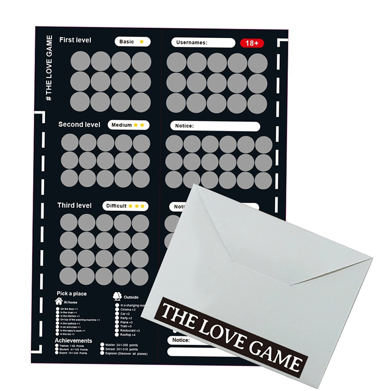 Board Game Unmatched - 100 Pozycji Seksualnych Gra dla Par,