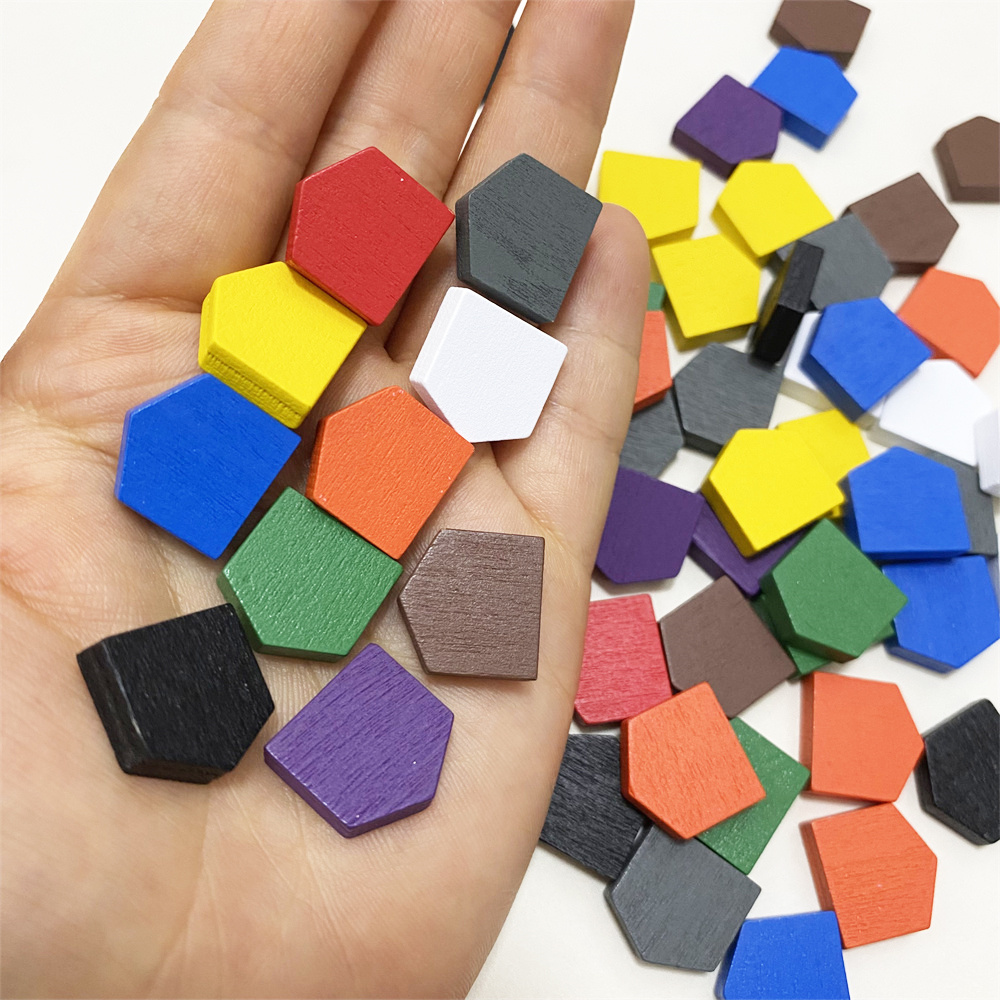 Board Game Vector - 50 sztuk 16 * 16MM Kolorowe
