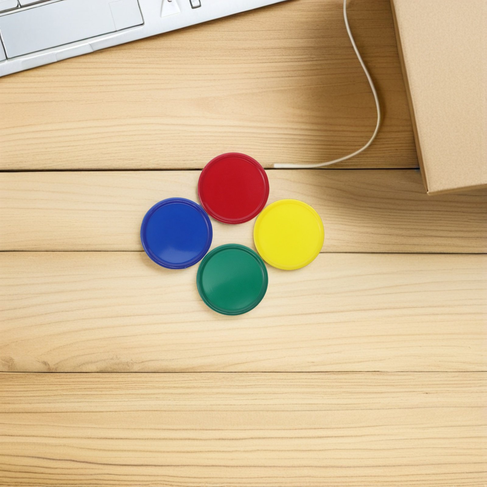 Game Token Counter - 1 zestaw przezroczystych plastikowych żetonów do