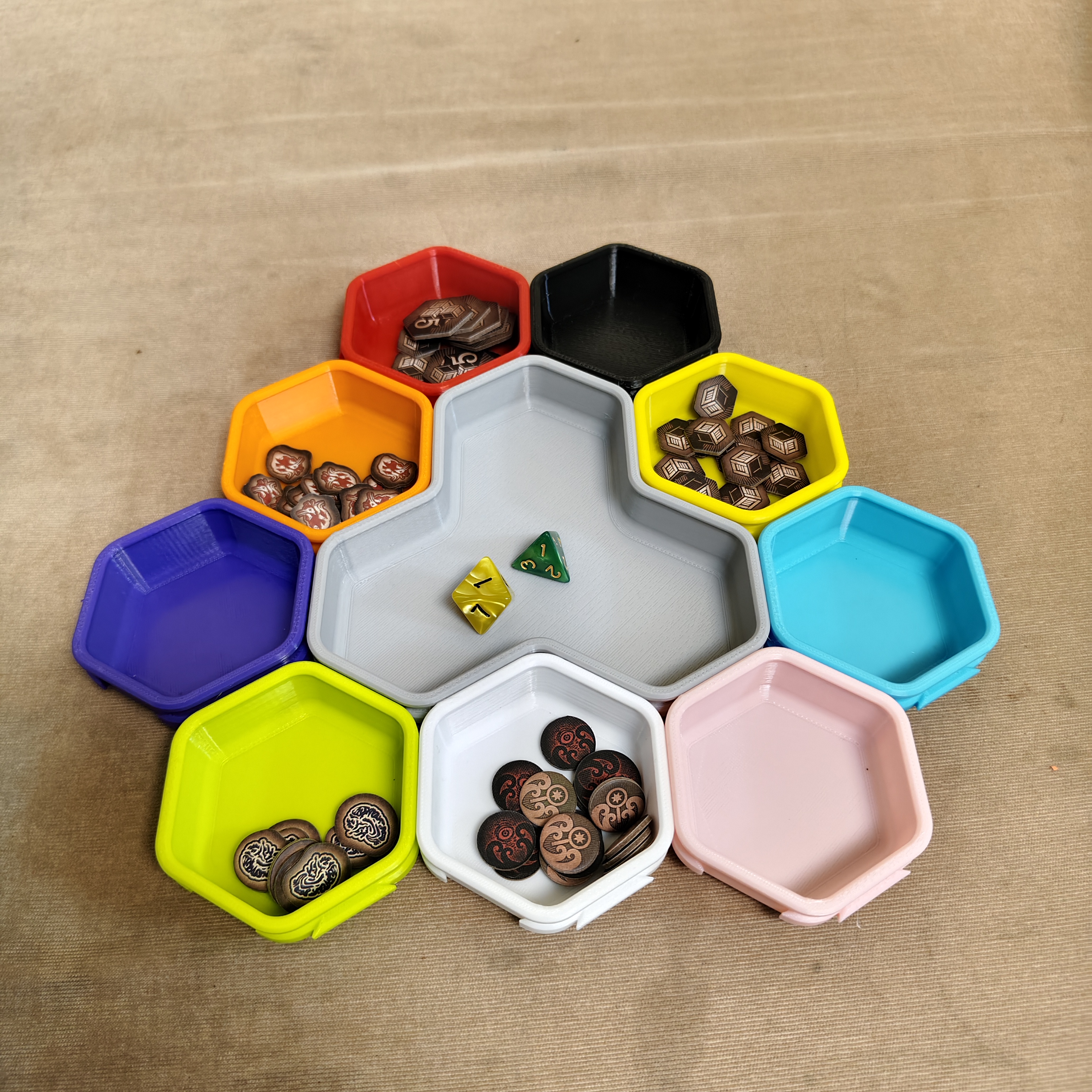 Board Game Vector - Pudełko na żetony, pojemnik na akcesoria