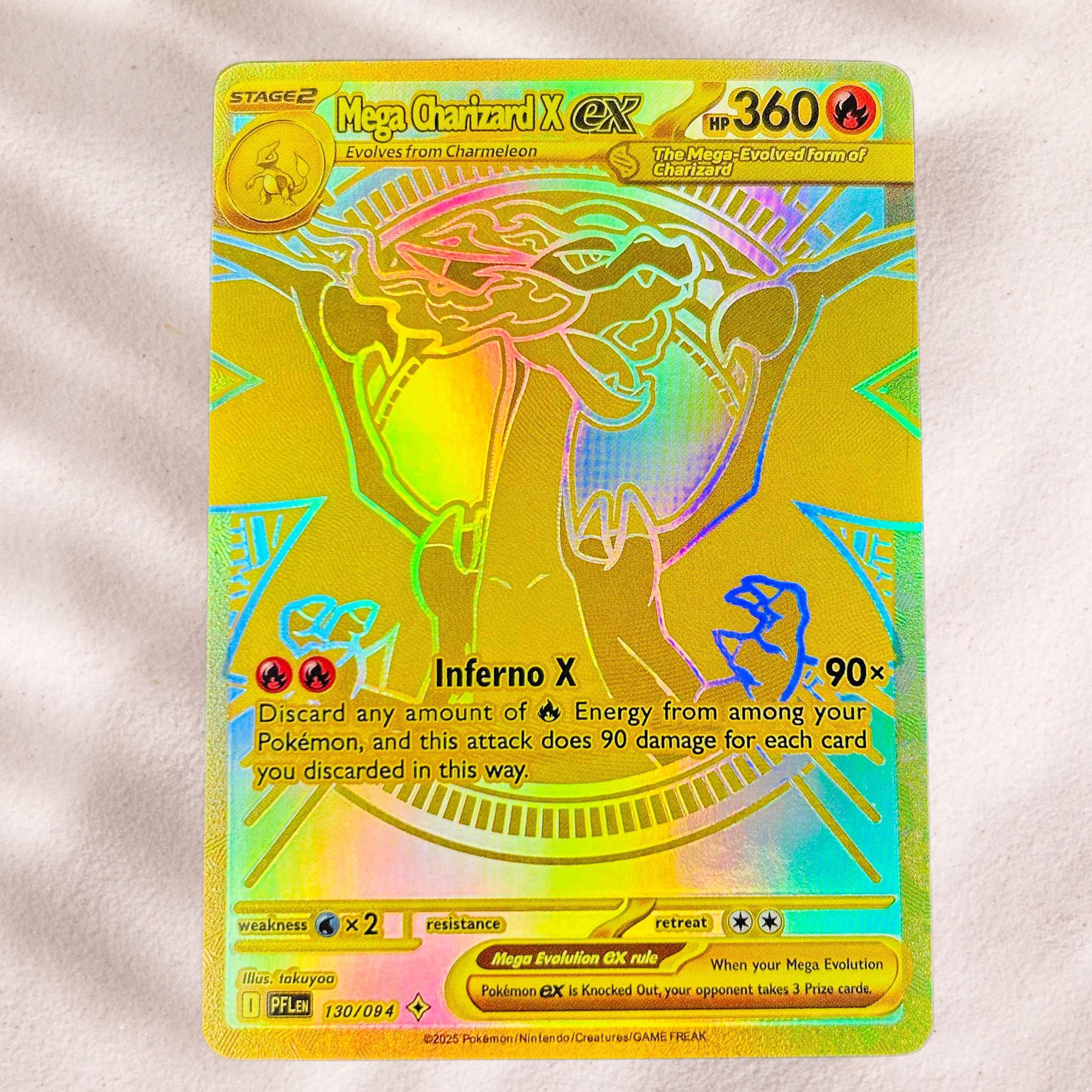 Board Game Diy - DIY Pokemon Mega Charizard X ex