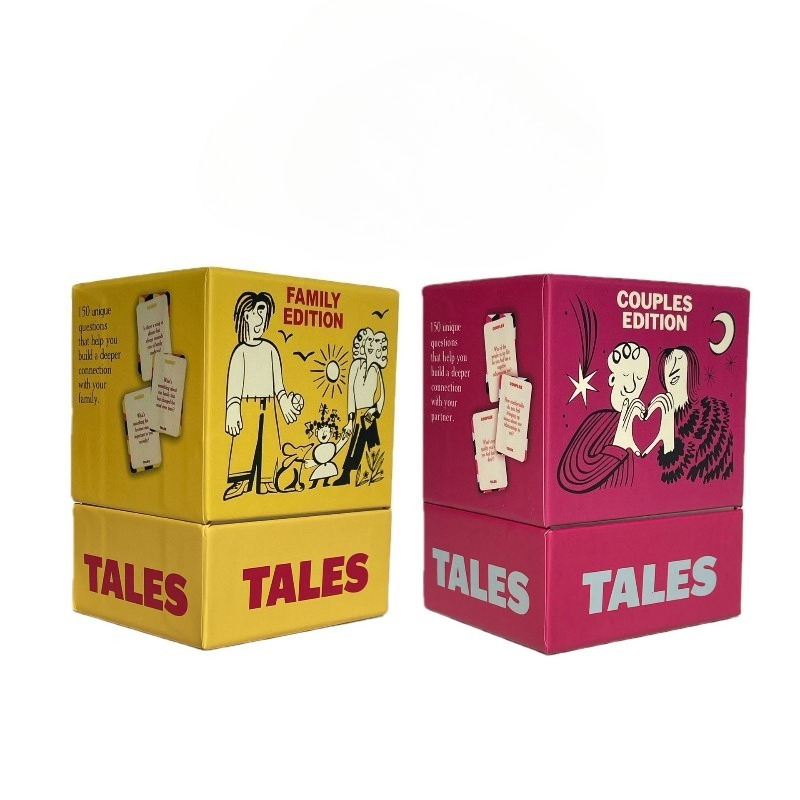 Board Game Unmatched - Karty komunikacyjne TALES z pytaniami i
