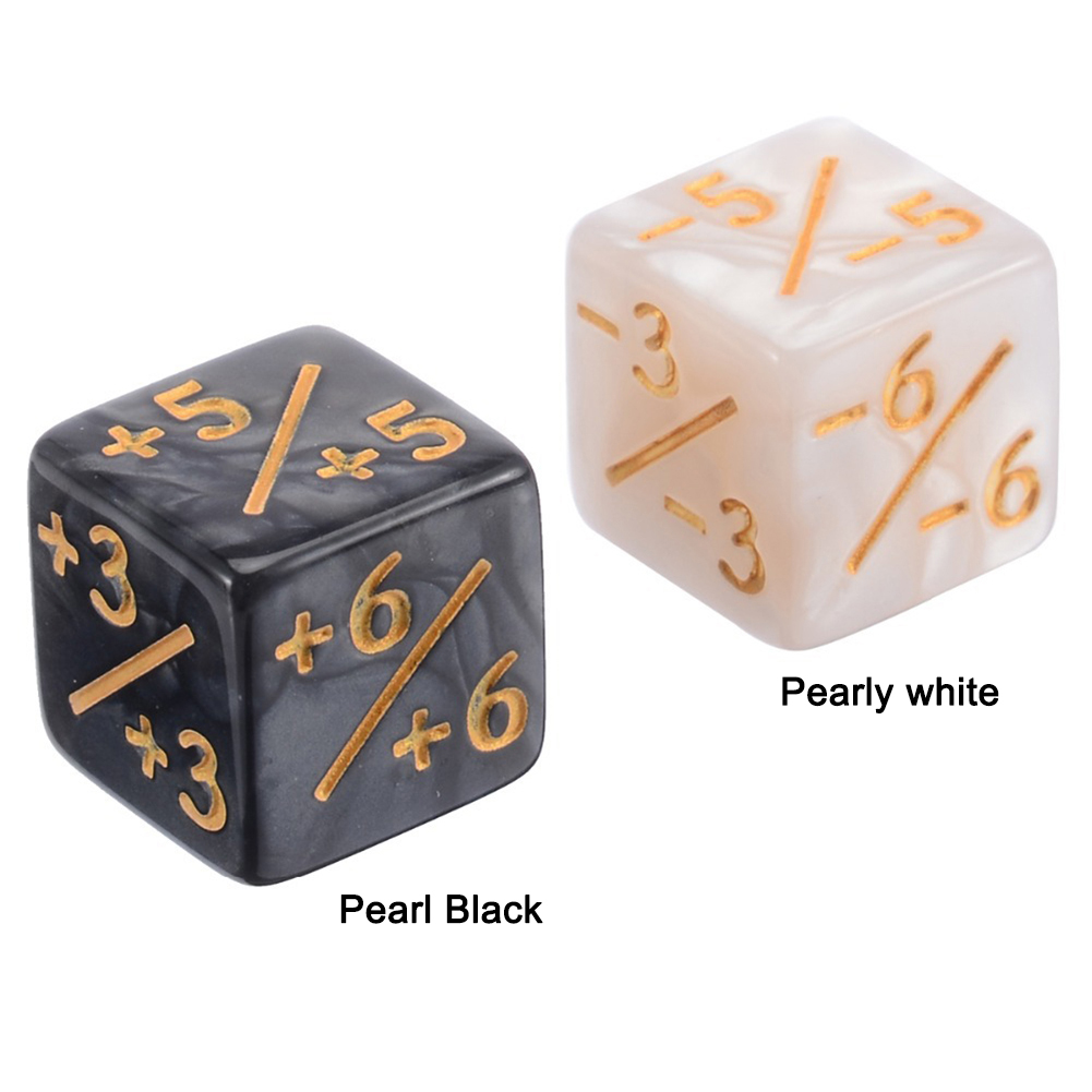 Game Token Counter - 10 Sztuk 6-ścianowych Kostek do Liczenia,