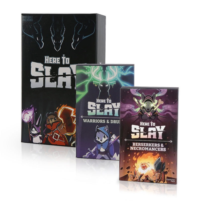 Board Game Here To Slay - Niestabilne Gry Slay Sleigh Fighting Gra