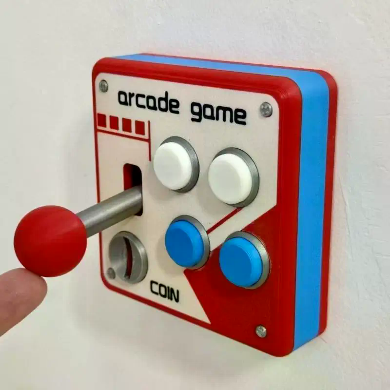 Board Game Vintage - Panel włącznika światła w stylu retro