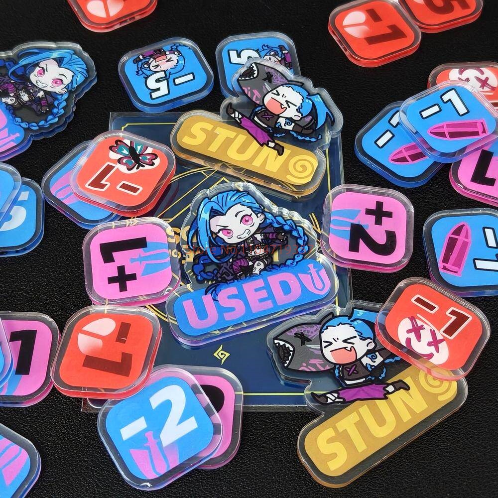 Game Token Counter - Anime Gra Karciana Riftbound DIY Tokeny