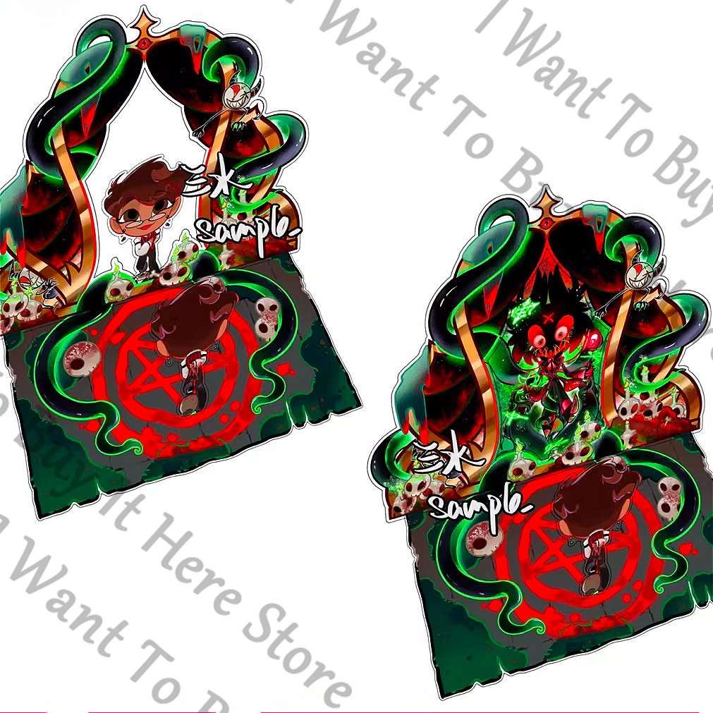 Board Game Hotel - Anime Hazbin Hotel Alastor Cosplay Lustrzana