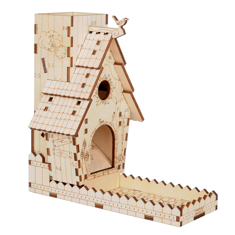 Dice Tower Wooden - CZYY Karmnik dla ptaków Wieża na