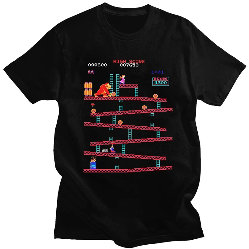 Board Game Vintage - Zabawna koszulka Donkey Kong męska gra