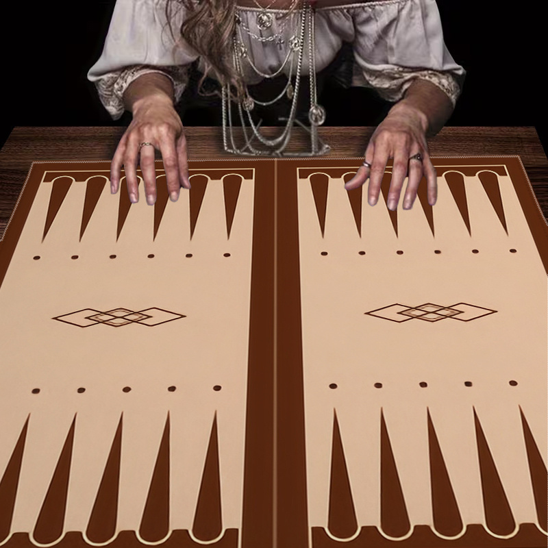 Board Game Harvest - 1 szt. Brązowa Mata do Backgammona