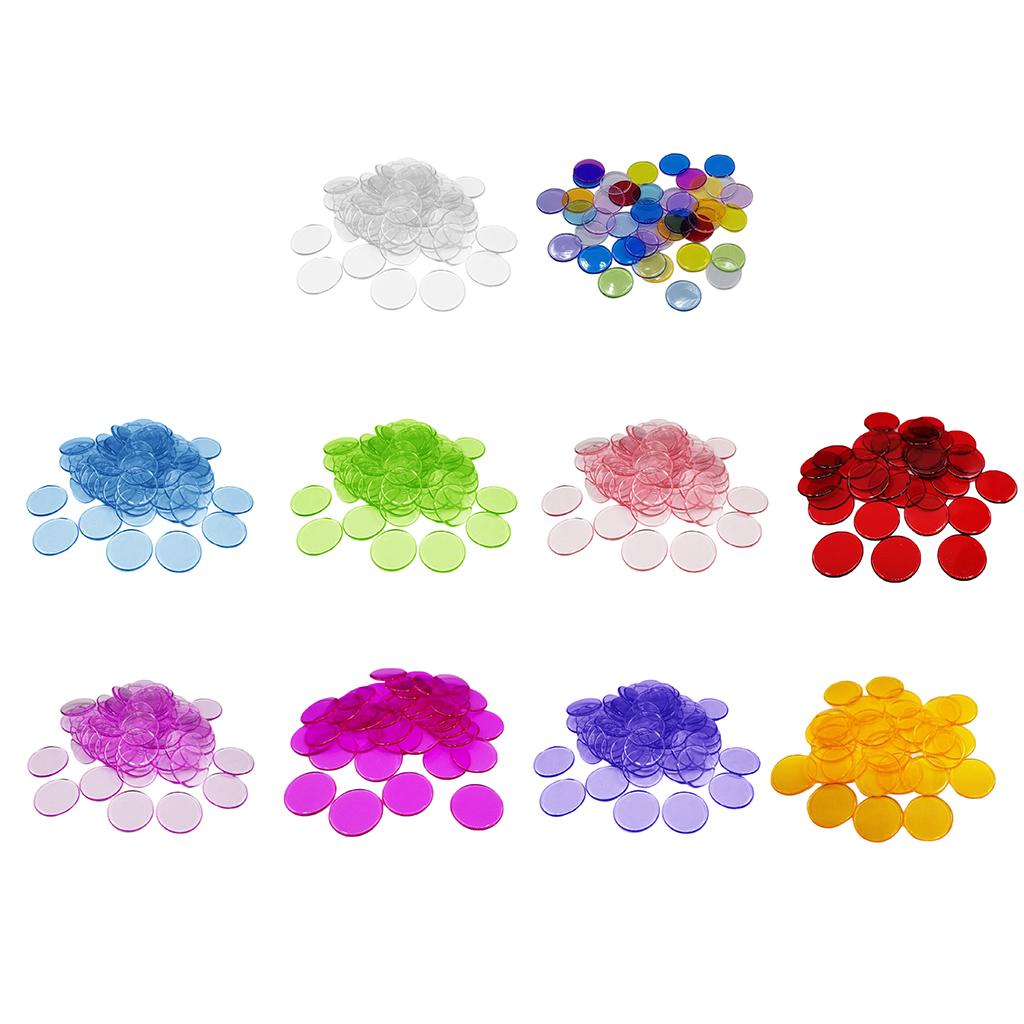 Game Token Counter - Małe plastikowe dyski do nauki liczenia,