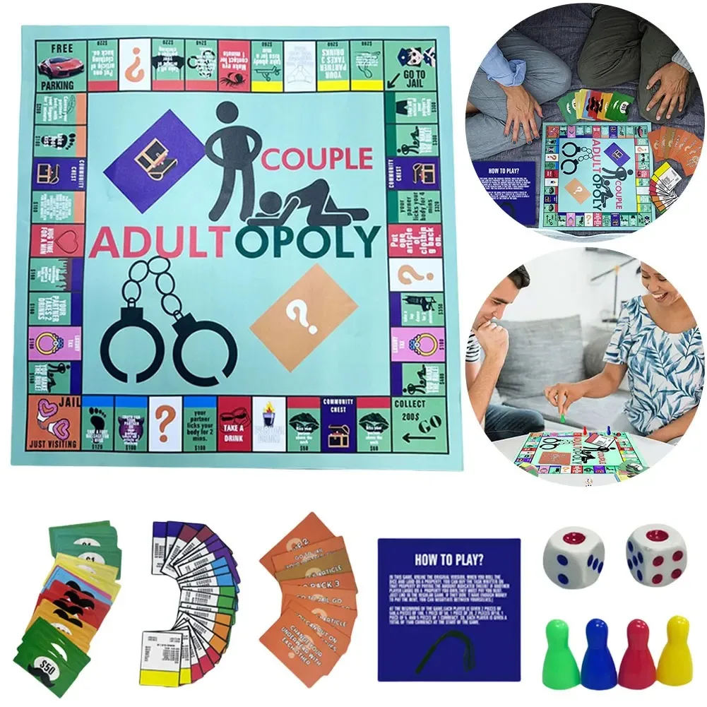 Board Game Unmatched - Gra planszowa Adultopoly dla par, gra