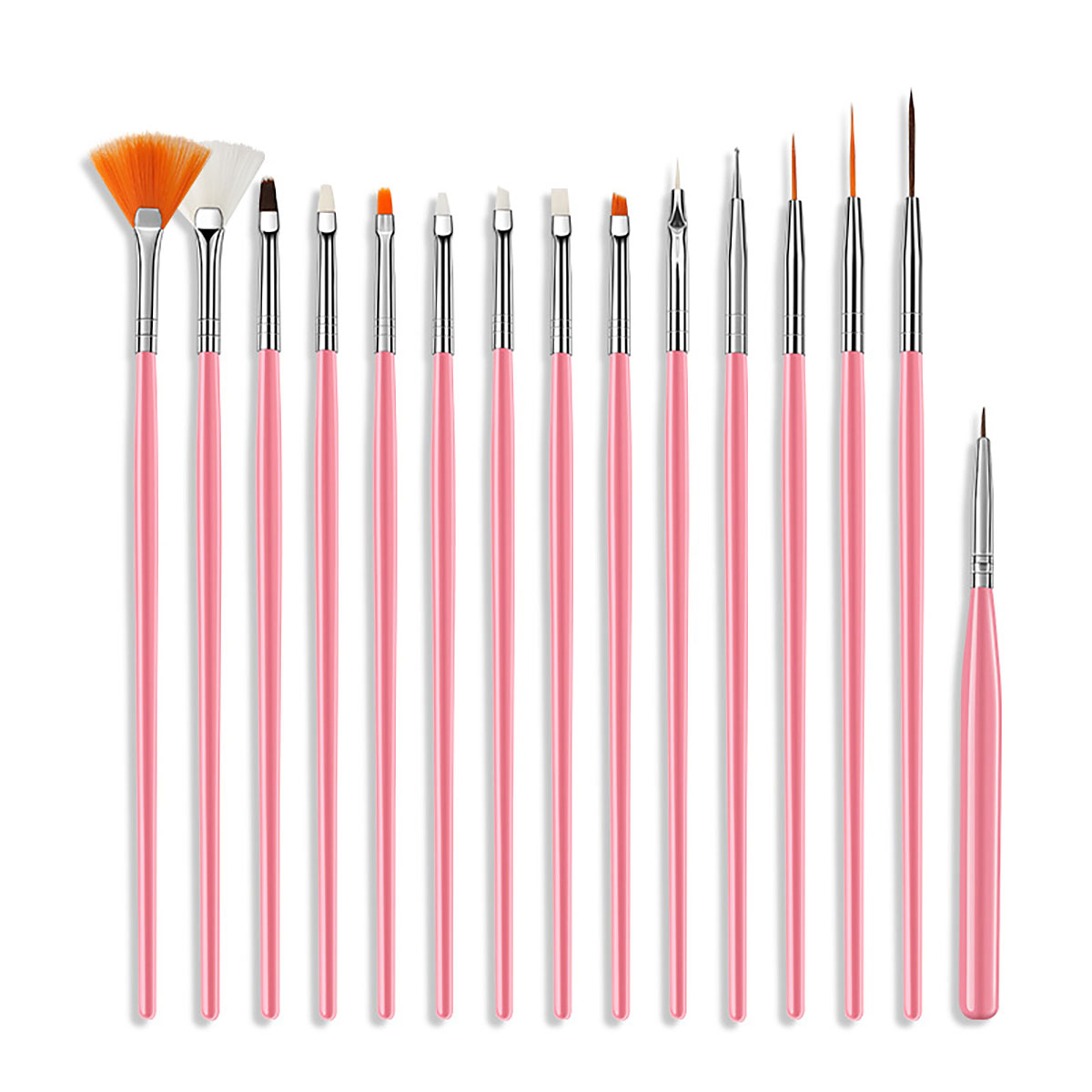 Miniature Painting Set - 15-częściowy zestaw pędzli do malowania szczegółów