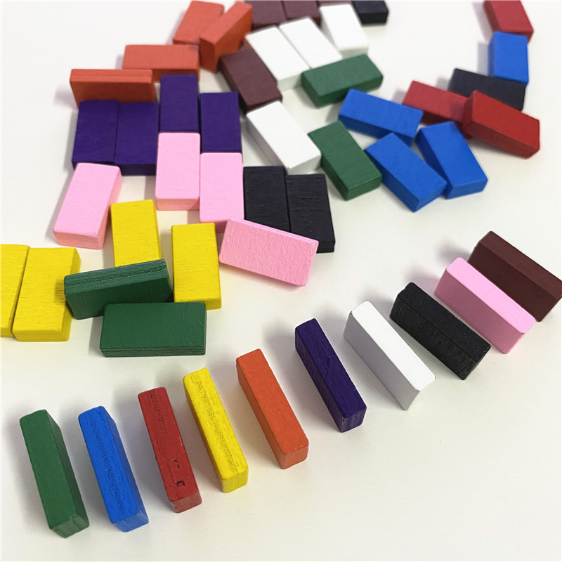 Board Game Vector - 50 sztuk 20*10*5mm kolorowe cegły znaków