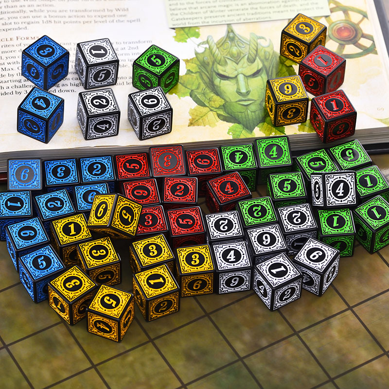 Board Game Dungeons And Dragons - 10 SZTUK / ZESTAW Zestaw kości