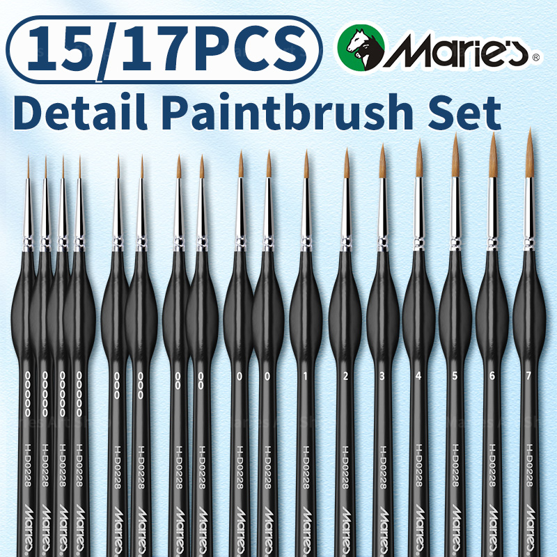 Miniature Painting Set - Zestaw pędzli do malowania Marie's Detail,
