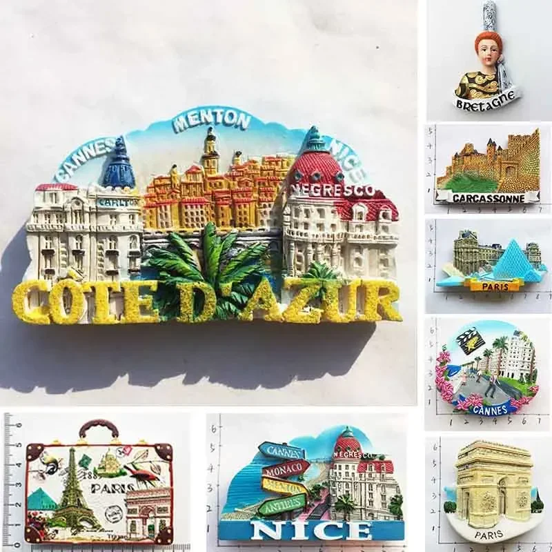 Board Game Vector - Francja paryż lodówka pamiątkowy magnes Carcassonne