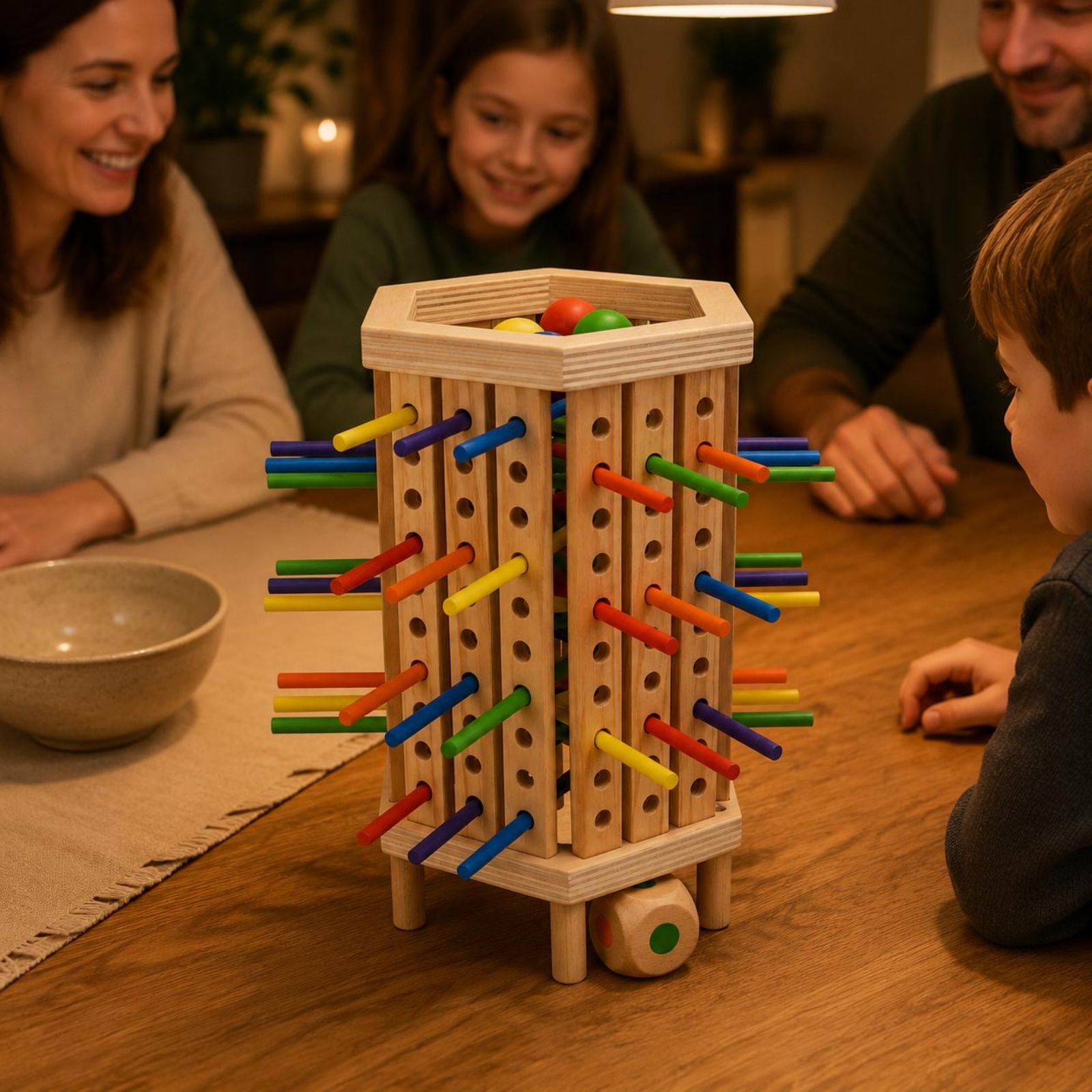 Gra w rzucanie patyczkami i ko – Dice Tower Wooden recenzja i cena