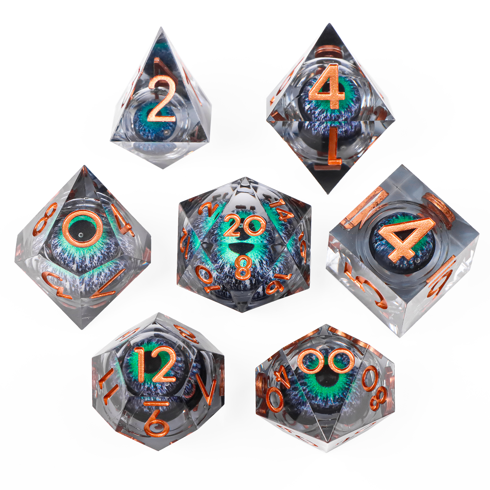 Zestaw kości Dragon Eye Zestaw – Board Game Dungeons And Dragons recenzja i cena
