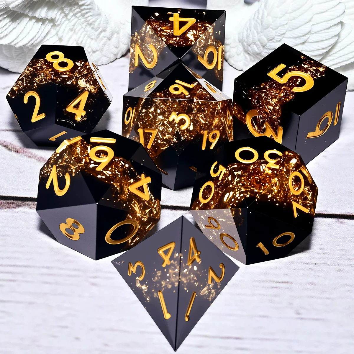 Zestaw 7 kostek żywicznych DND – Board Game Dungeons And Dragons recenzja i cena