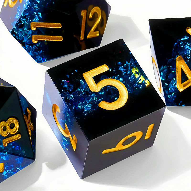 Zestaw 7 kostek żywicznych DND – Board Game Dungeons And Dragons recenzja i cena