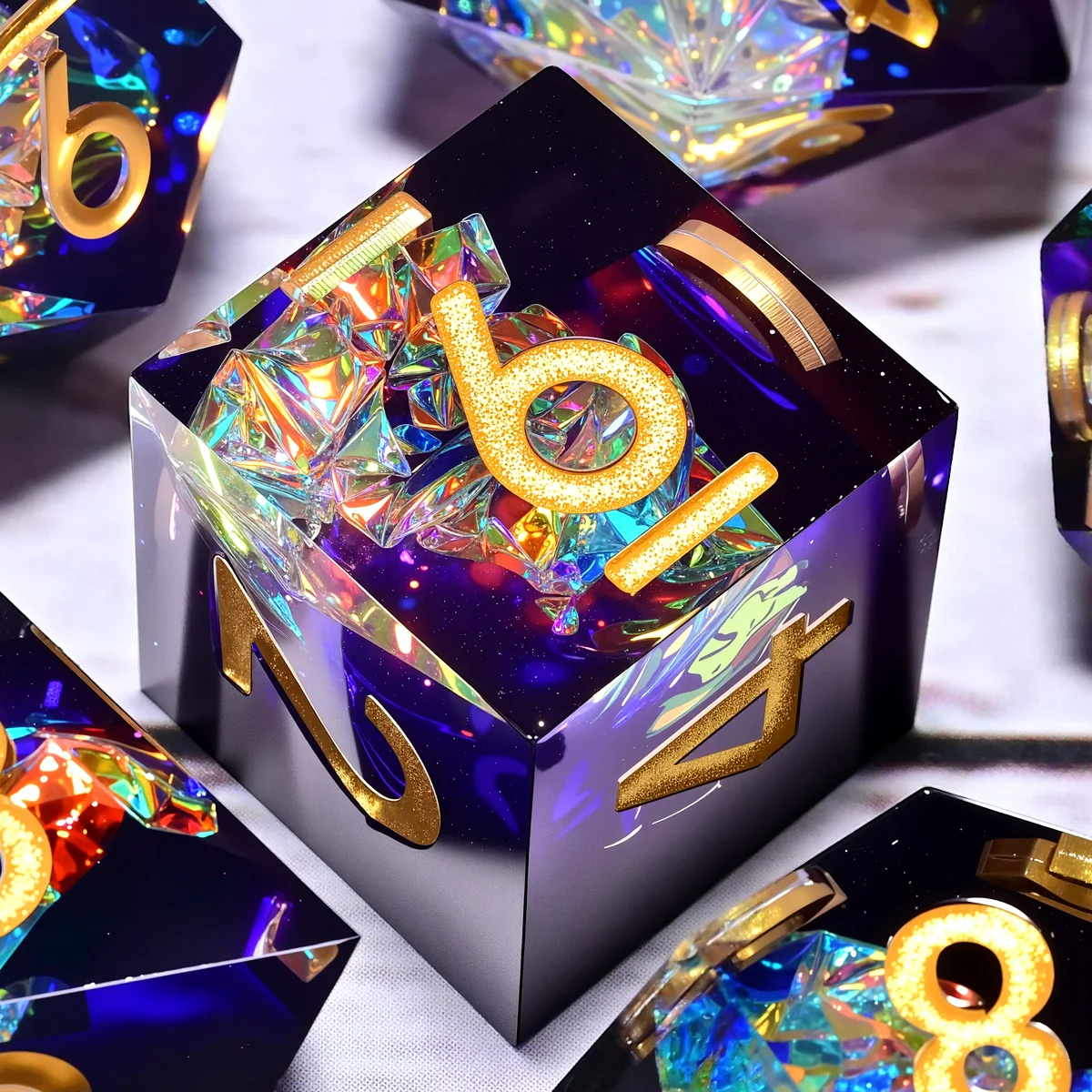 Zestaw 7 kostek żywicznych DND – Board Game Dungeons And Dragons recenzja i cena