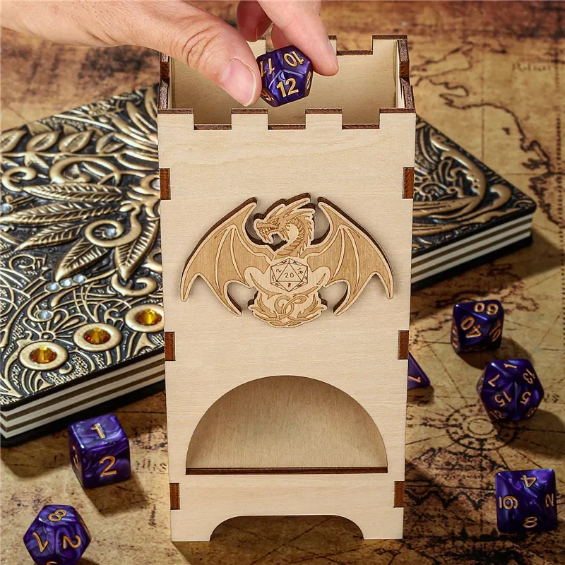 Tajemnicza Drewniana Wieża na  – Dice Tower Wooden recenzja i cena