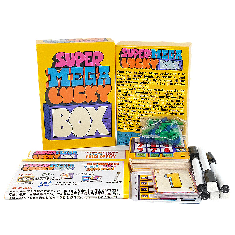 Super Mega Lucky Box Gra Plans – Board Game Card recenzja i cena