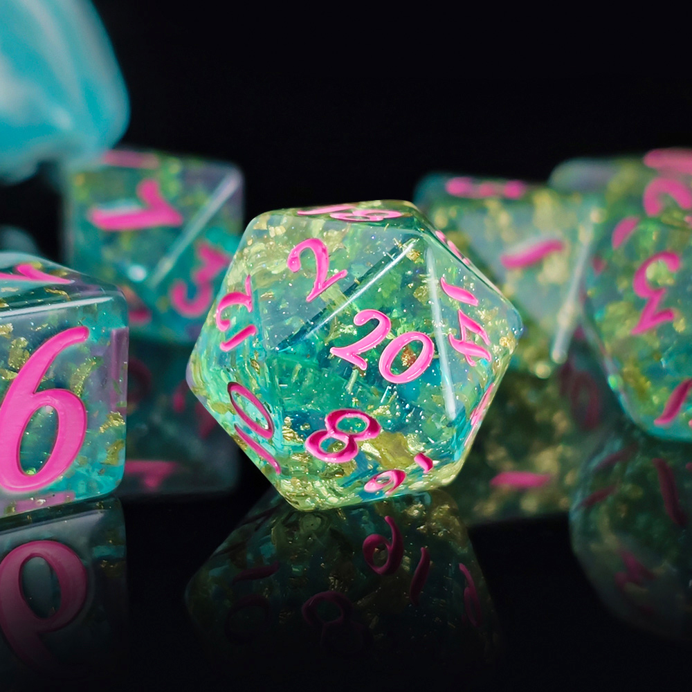 7 sztuk/zestaw Kostki z żywicy – Board Game Dungeons And Dragons recenzja i cena