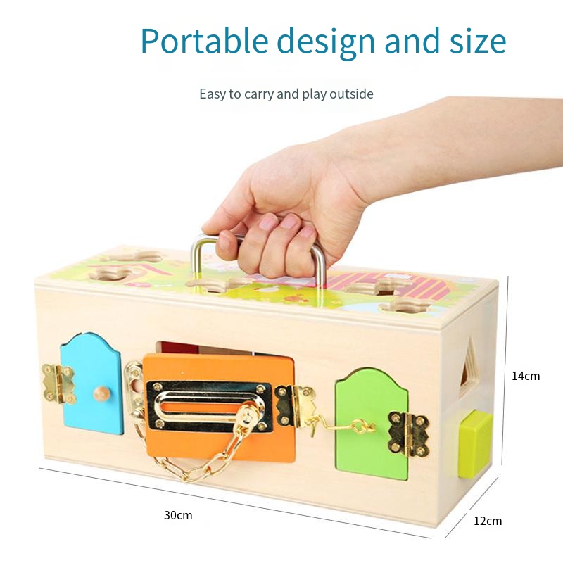 Zabawka Montessori Lock Box Dr – Board Game China recenzja i cena