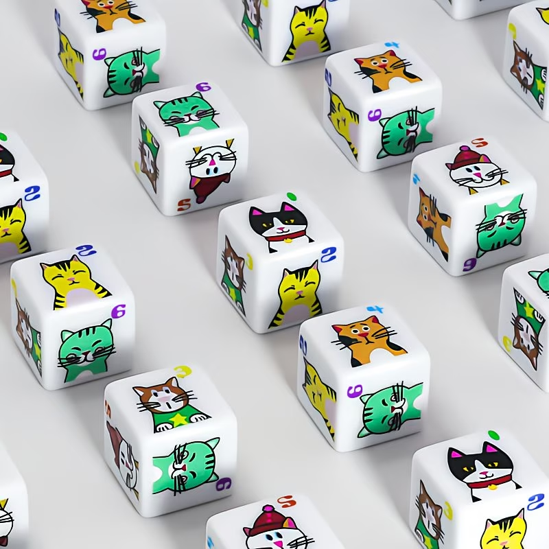Zestaw kości Cat D6, odpowiedn – Board Game Dungeons And Dragons recenzja i cena