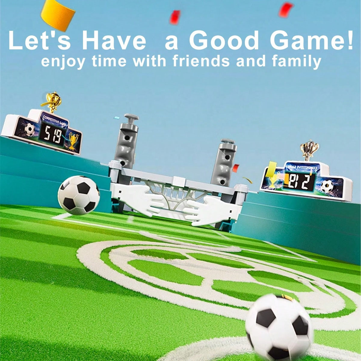 Gra w piłkarzyki, dwuosobowa g – Board Game Football recenzja i cena