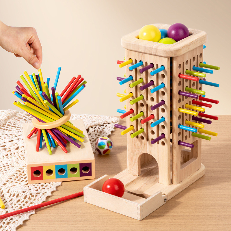 Montessori Gra Drewniana Wieża – Dice Tower Wooden recenzja i cena