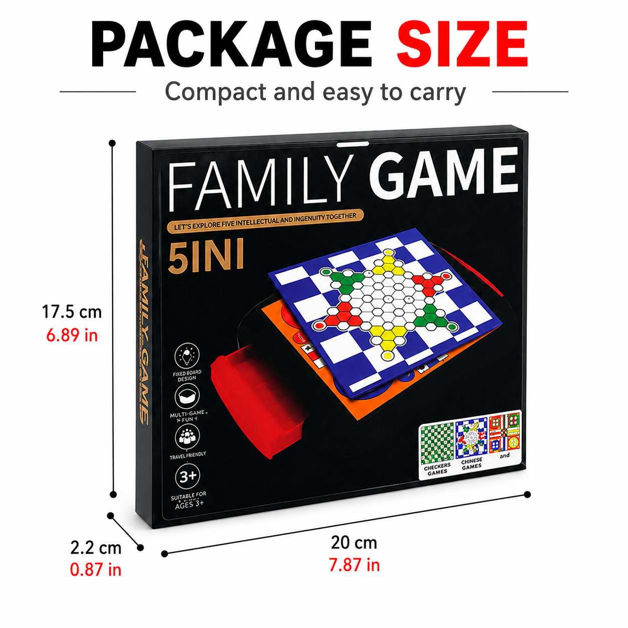 Zestaw gier planszowych 7 w 1, – Board Game Harvest recenzja i cena