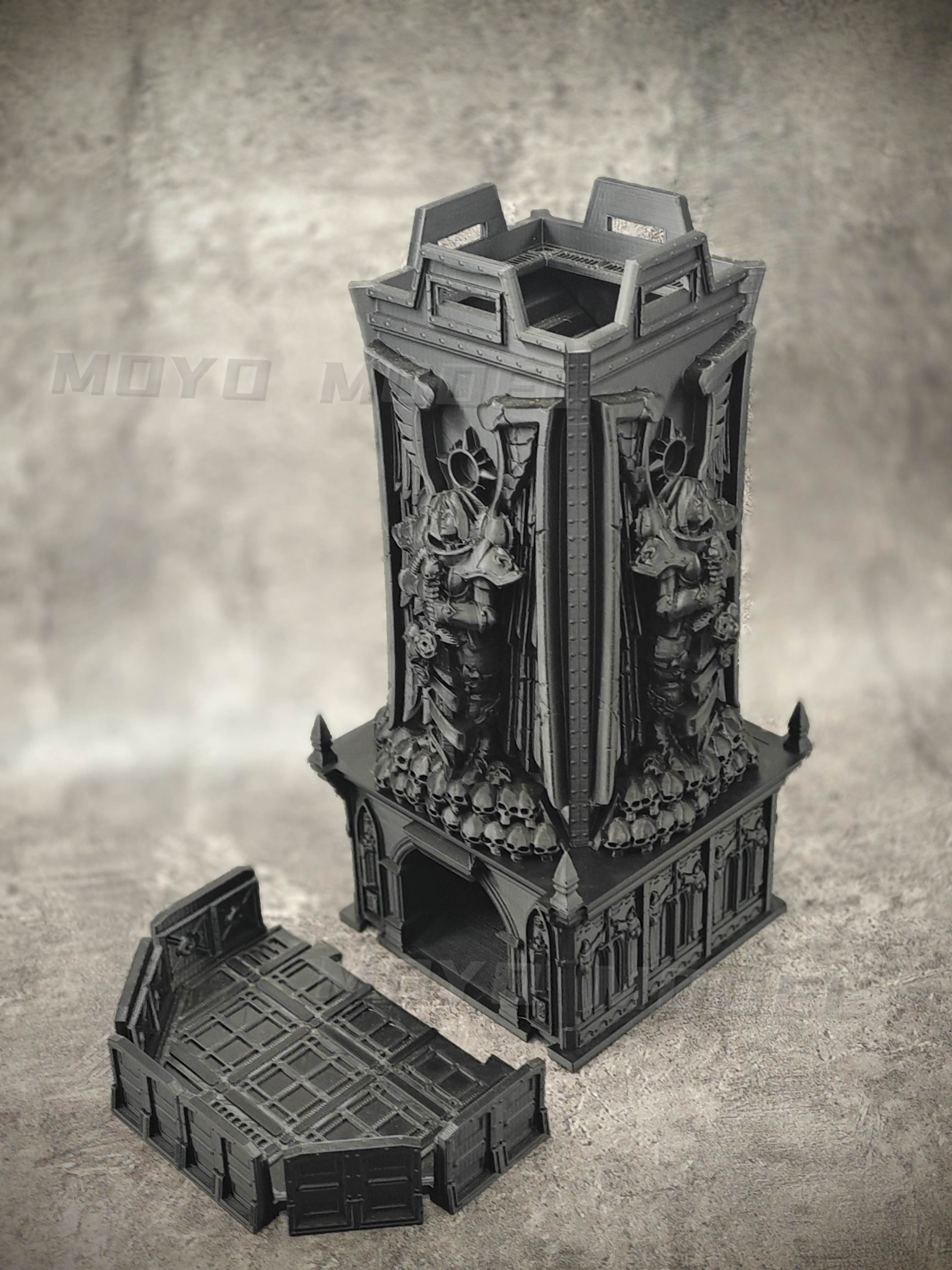 Wieża na kości 40K, pamiątkowa – Dice Tower Wooden recenzja i cena