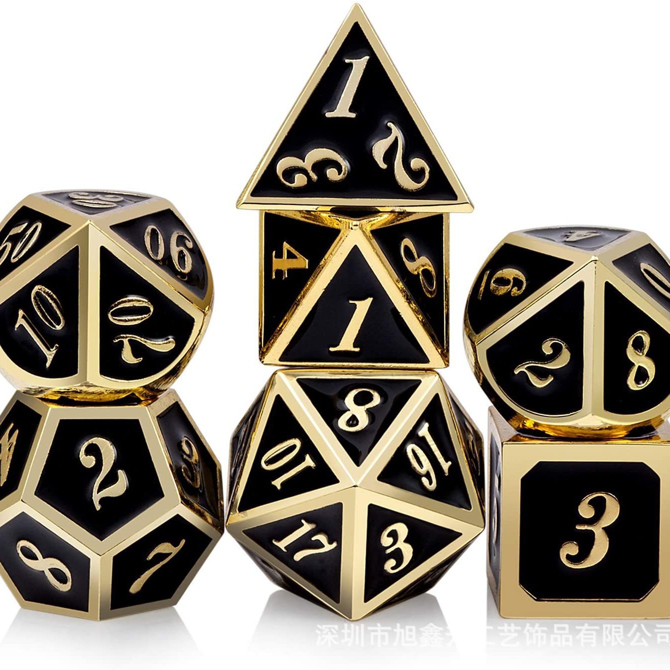 Metalowy zestaw kości do D&D,  – Board Game Dungeons And Dragons recenzja i cena