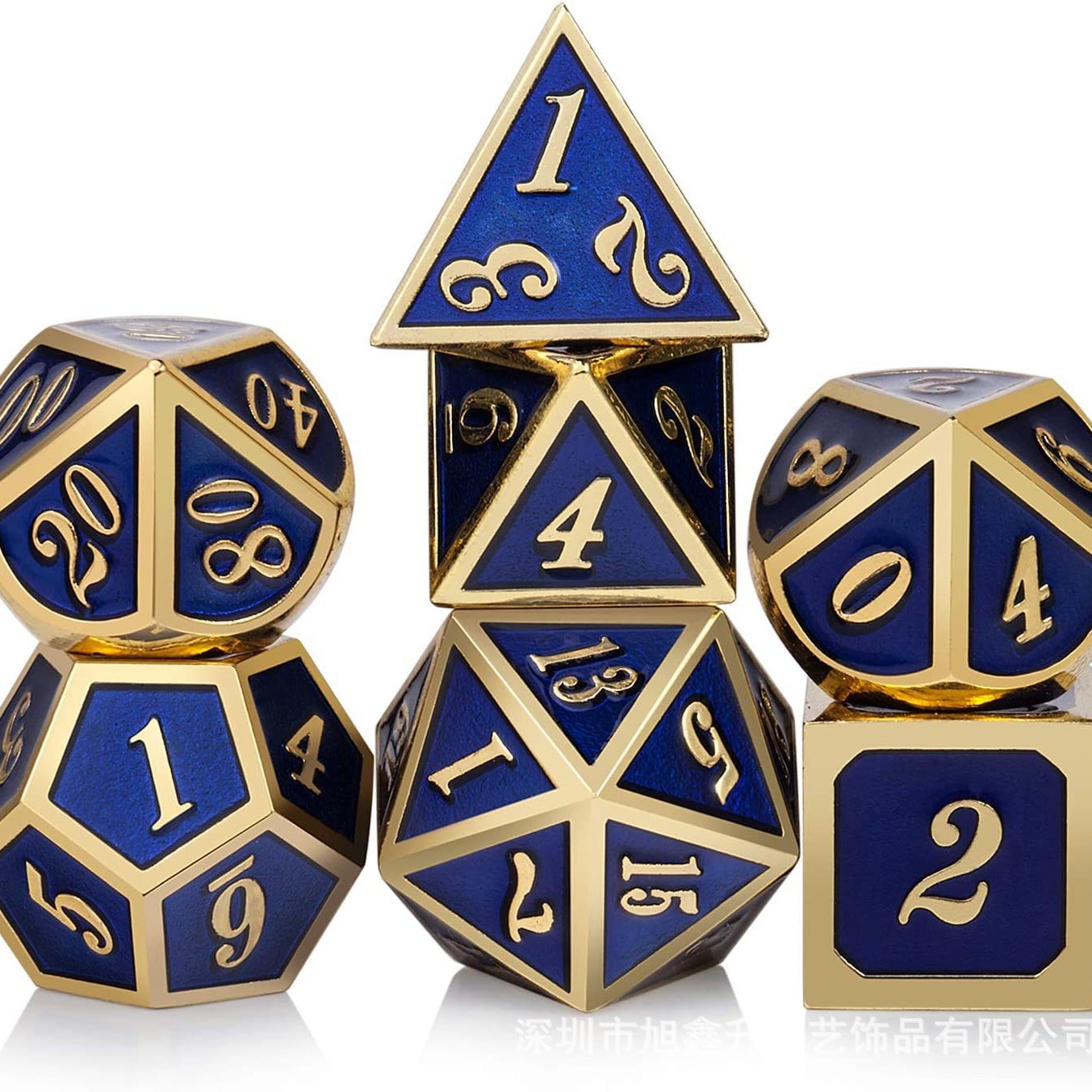 Metalowy zestaw kości do D&D,  – Board Game Dungeons And Dragons recenzja i cena