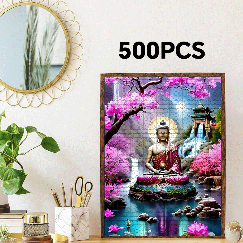 Puzzle Zen z Buddą, kwiatami w – Board Game Zen recenzja i cena
