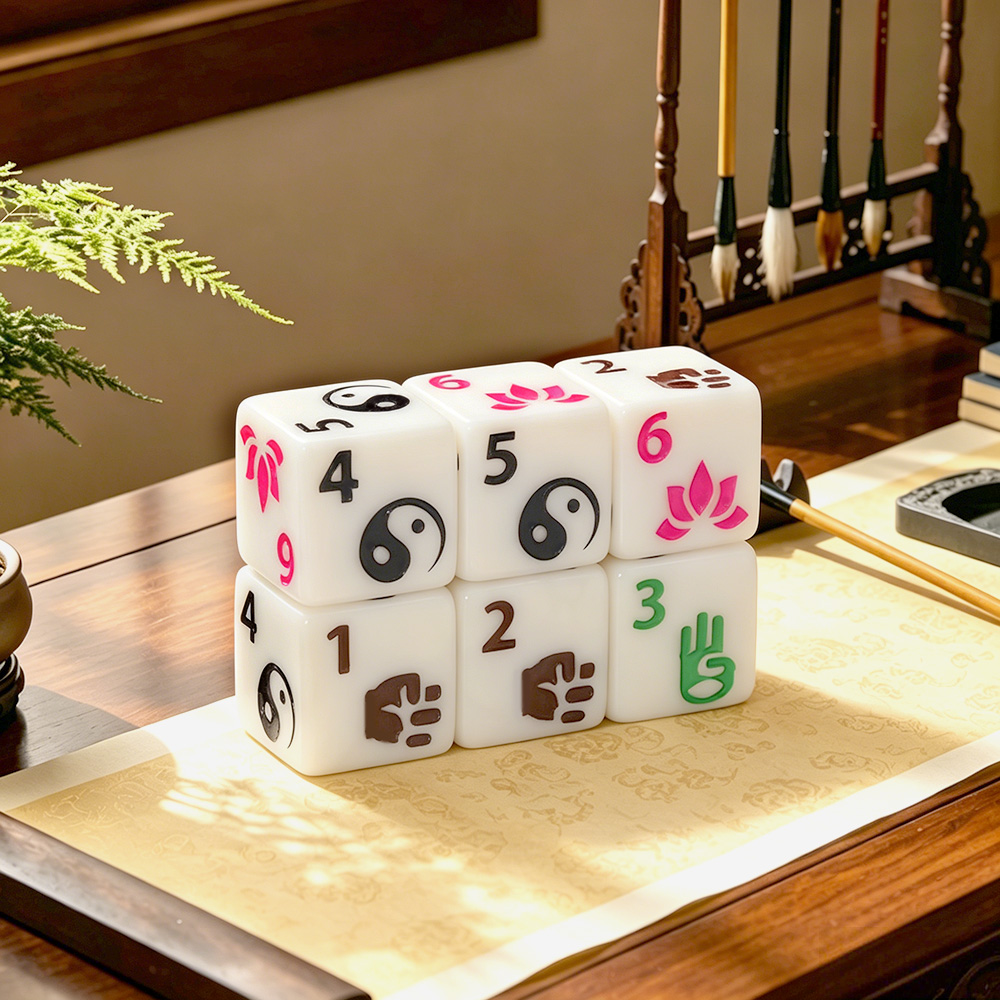 6 sztuk wielościanowych kości  – Board Game Zen recenzja i cena