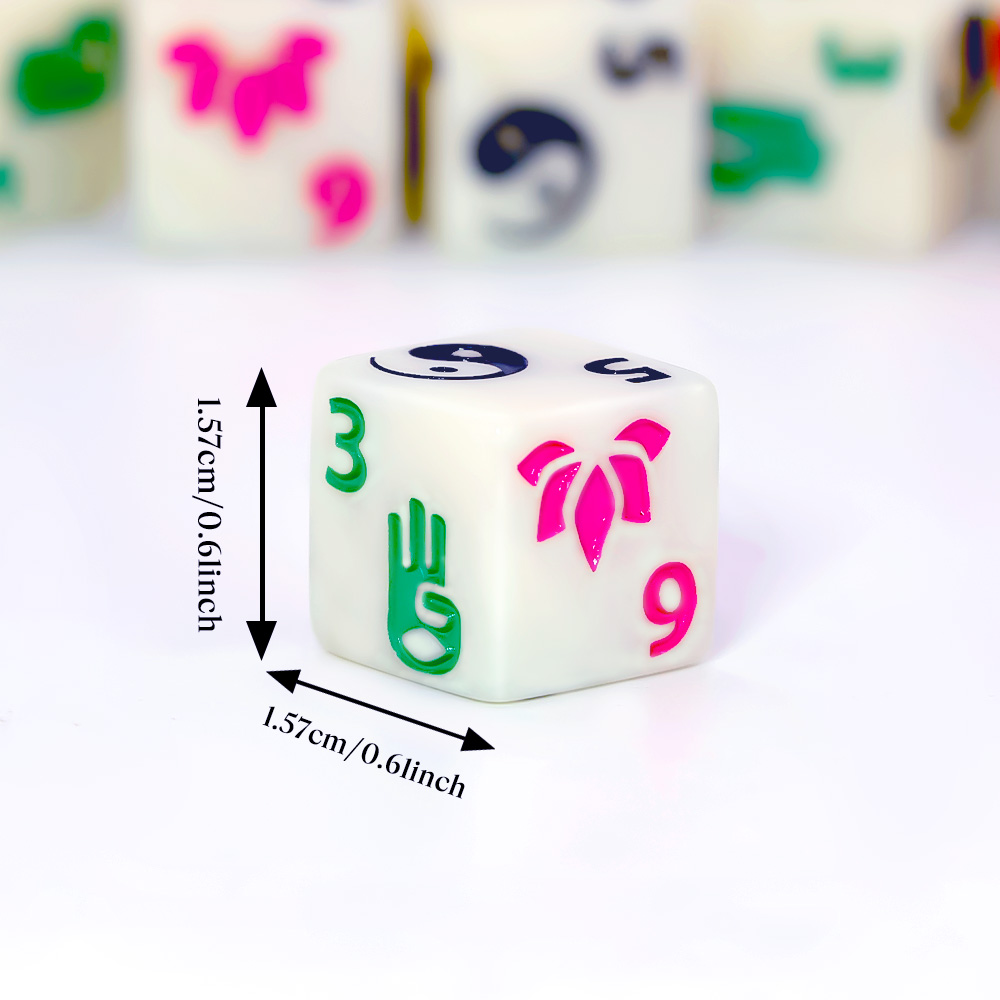 6 sztuk wielościanowych kości  – Board Game Zen recenzja i cena
