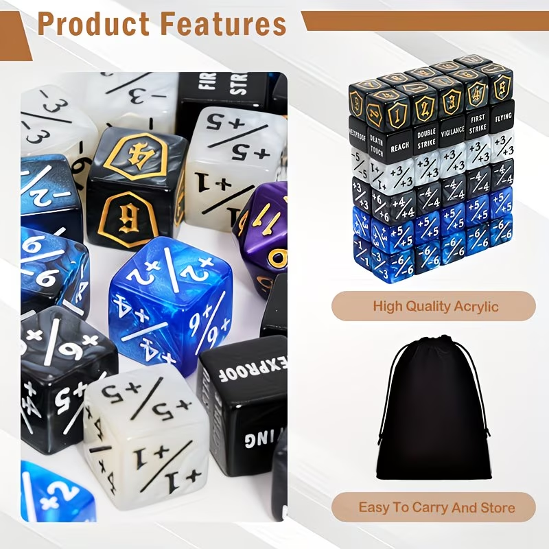 Zestaw 63 kostek do liczenia D – Board Game Dungeons And Dragons recenzja i cena