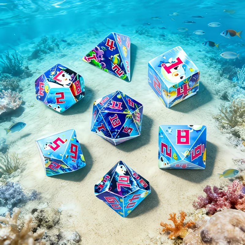 Zestaw kości Ocean D6, odpowie – Board Game Dungeons And Dragons recenzja i cena