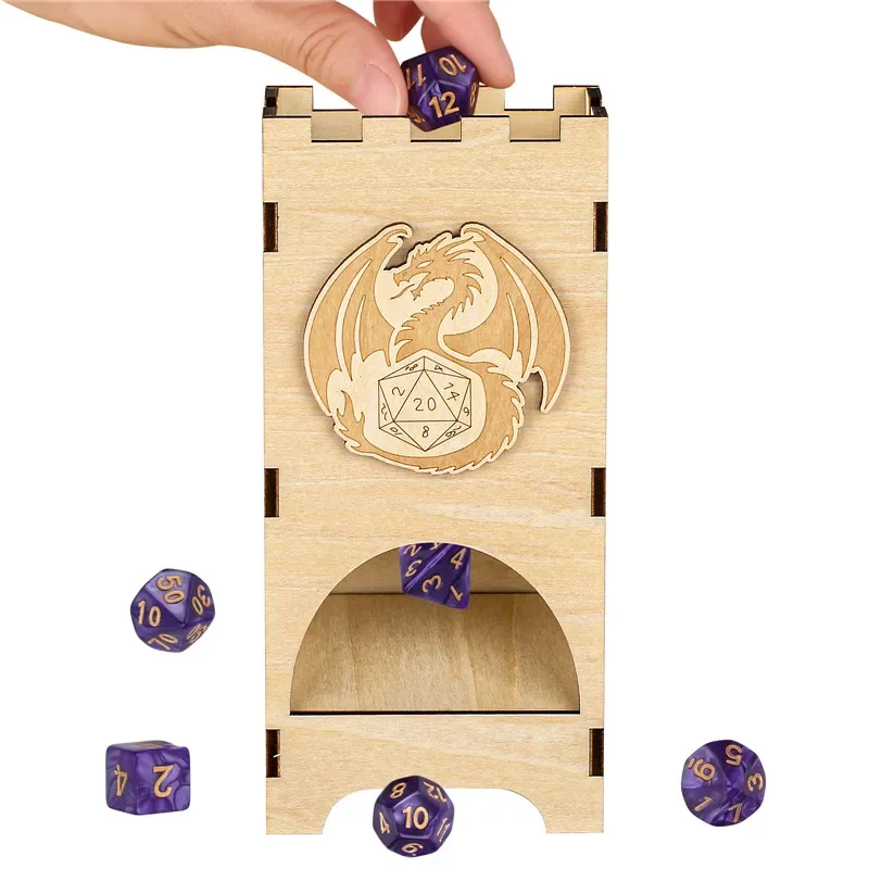 Przenośna Wieża na Kostki Fant – Dice Tower Wooden recenzja i cena