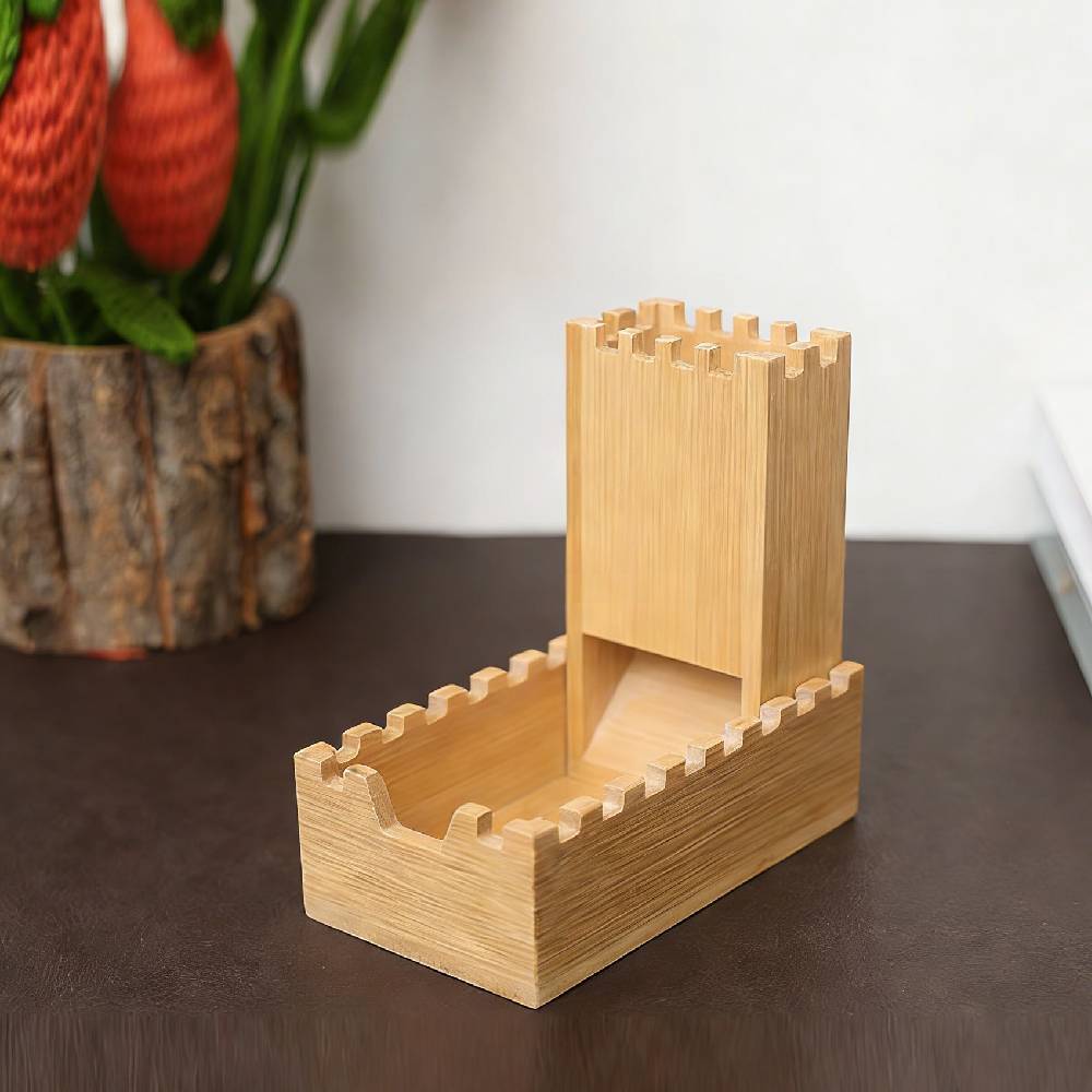 Wysokiej jakości naturalna bam – Dice Tower Wooden recenzja i cena