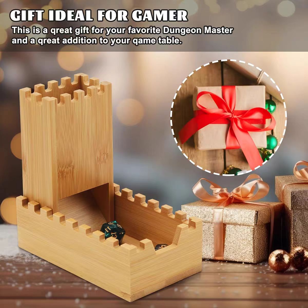 Składana Drewniana Wieża na Ko – Dice Tower Wooden recenzja i cena