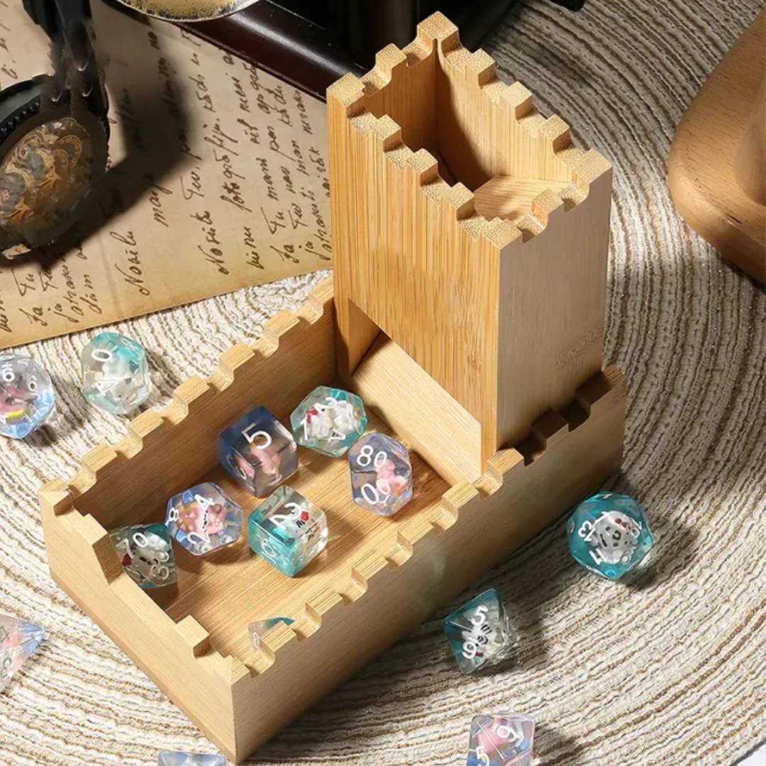 Składana Drewniana Wieża na Ko – Dice Tower Wooden recenzja i cena