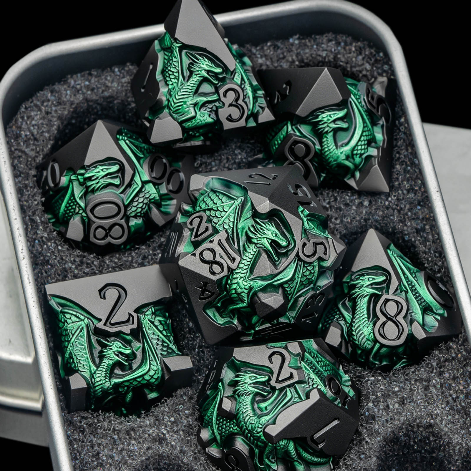 Zestaw kości Dragon DND do gie – Dice Tower Wooden recenzja i cena