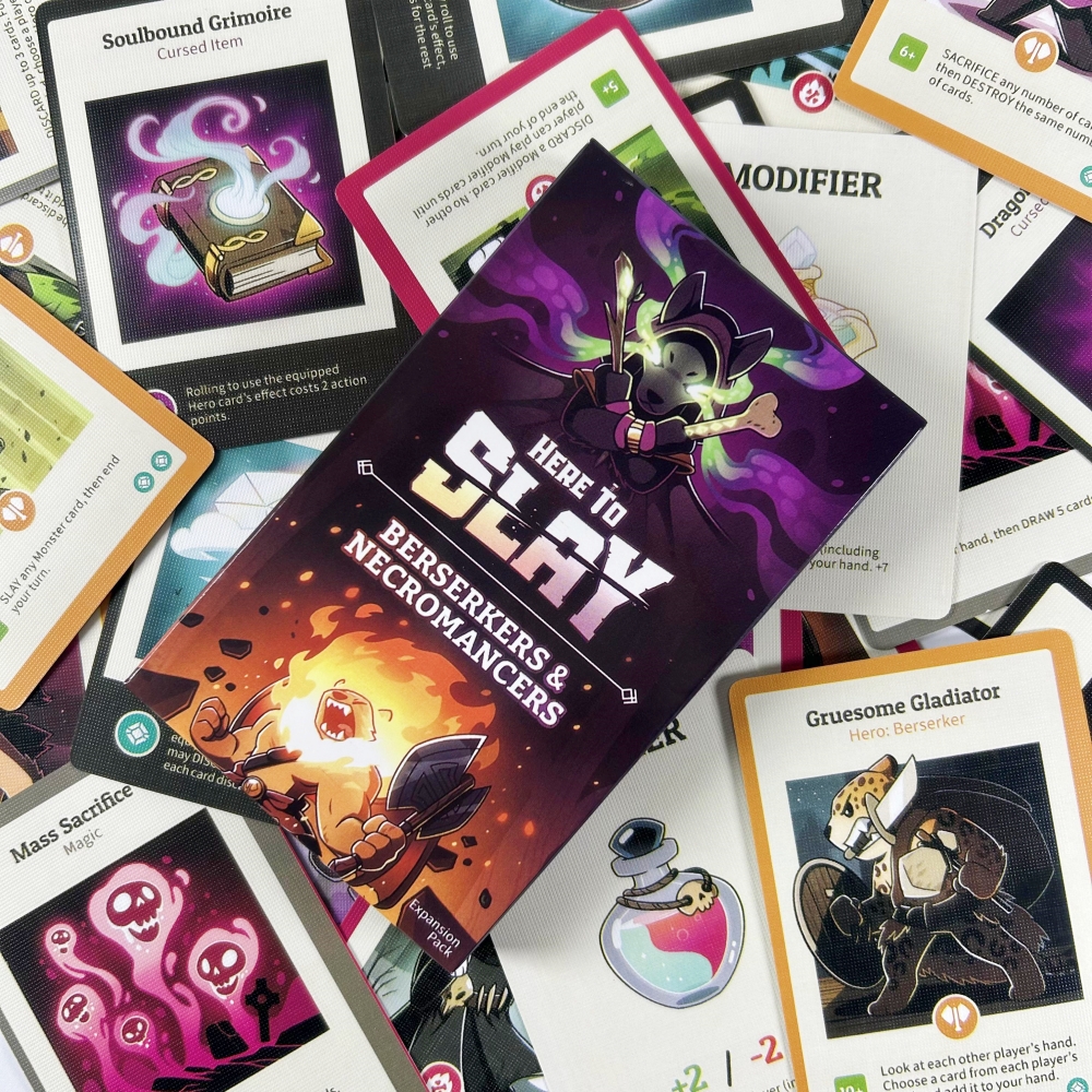 1 lub 2 szt. Najnowsza gra kar – Board Game Here To Slay recenzja i cena
