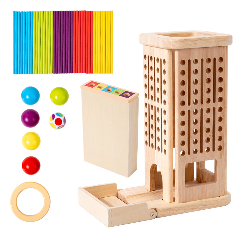 Drewniana wieża z patyczków z  – Dice Tower Wooden recenzja i cena